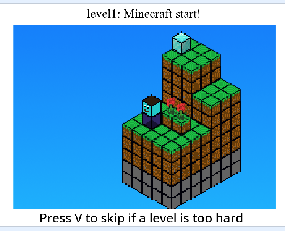 Scratch:游戏3D Minecraft Platformer.sb3